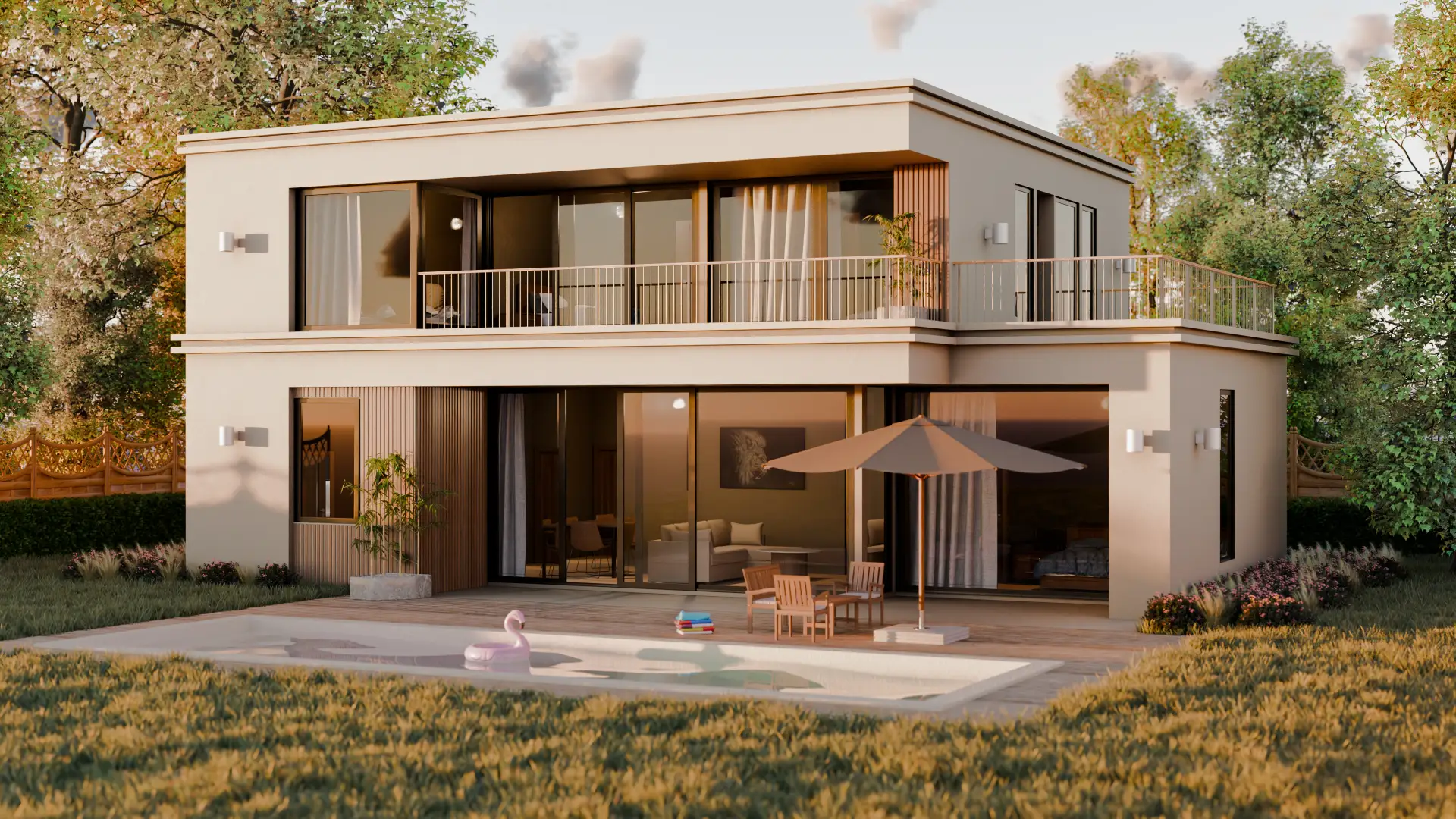 Modern House Exterior - ArchViz